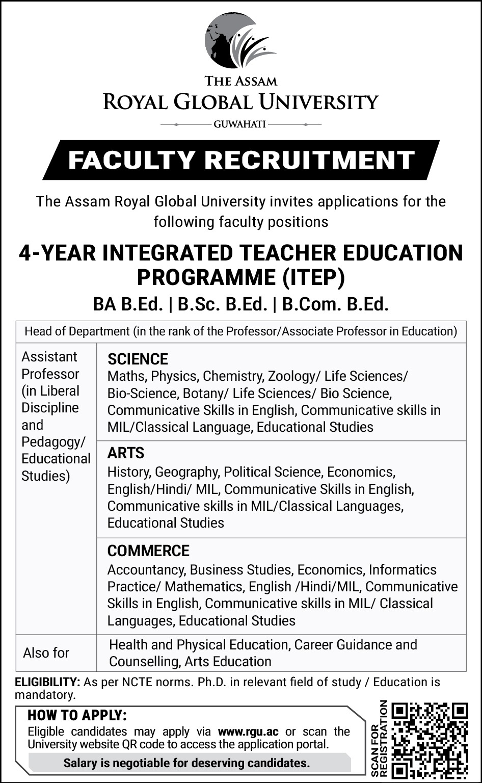 Recruitment Advertisement