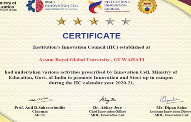 IIC RGU 3 Star Rating